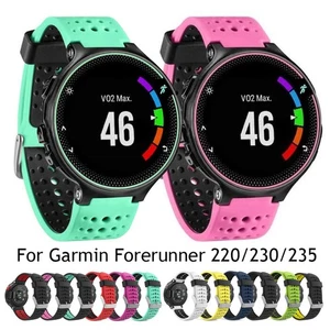 For Garmin Forerunner 220/230/235/ 630/620/ 735XT Strap Silcone Watch Band - Picture 1 of 25