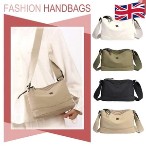 Women Fashion Shoulder Bag Large Capacity Stylish Crossbody Bag Nylon Sling Bag - Picture 1 of 24