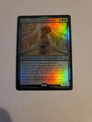 Magic: The Gathering Foil Bumi, Eclectic Earthbender 248 - Image 1 of 2