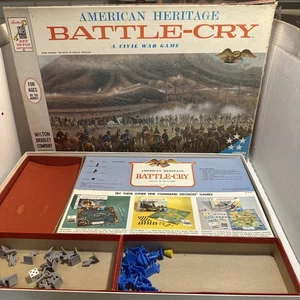 “Battle Cry” Civil War Board Game Milton Bradley MB Strategy USA 1961 Vintage - Picture 1 of 17