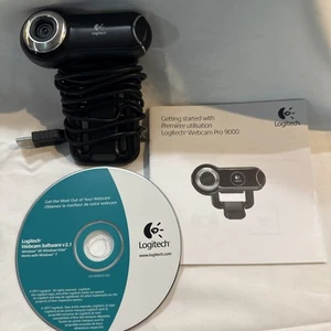 Logitech Webcam Pro 9000. With Disk And Instructions. - Photo 1/5