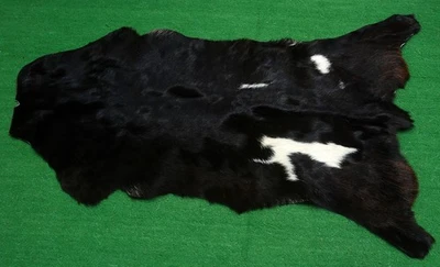 Alfombra de piel de taxidermia occidental CABRA patrón natural piel de cabra cuero de cabra SA-1061 Foto 1 de 3