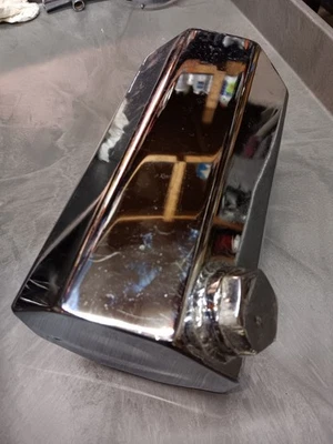 复古铬六边形油箱 Harley BSA Triumph Ironhead Chopper Panhead  — 第 1/4 张图片