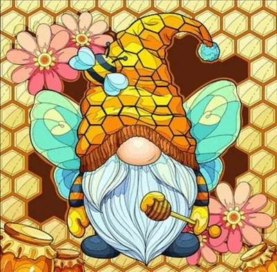 HONEY (1) GONK CROSS STITCH PATTERN - Image 1 of 2