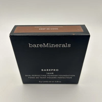 bareMinerals Barepro Powder Foundation 16hr Skin-Perfecting Deep 55 Cool - Image 1 of 3