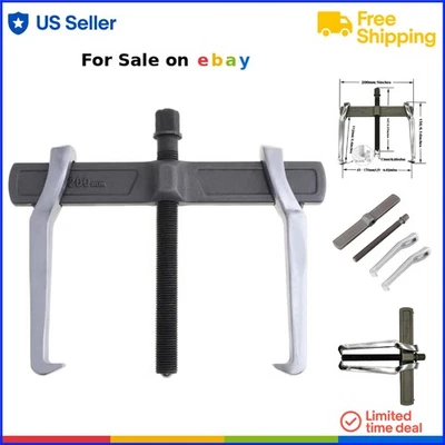 Steel Gear Puller Small Bearing Remover 8in for Bearings and Fasteners - Image 1 of 4