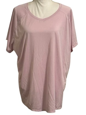 TEK GEAR Workout Gear Pale Pink Short Sleeve Wicking Tee Women’s  Size 2X - Image 1 of 4
