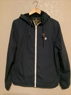 Element Wolfeboro Collection Jacket Mens Medium Navy Blue Full Zip Hooded - Image 1 of 4