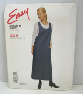 McCall's Easy Stitch 'n Save 8879 Jumper w/ Pockets Misses' 8-14 Pattern Uncut - Picture 1 of 2