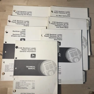 JOHN DEERE 410E Backhoe Loader Technical Service Shop Repair Manual TM1611 - Picture 1 of 15