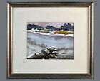  Abstract Expressionist Jean Jenning Water color titled signed and dated 1971