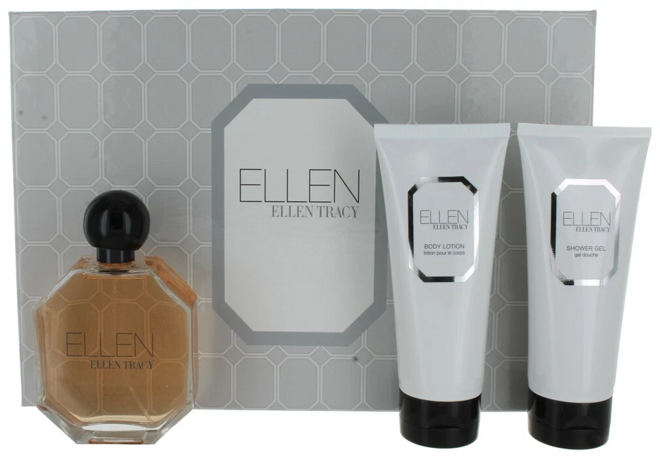 Ellen by Ellen Tracy for Women SET: EDP Spray 2.5oz + BL 3.4oz + SG 3.4oz NEW - Image 1 of 1