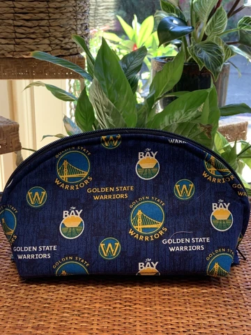 Golden State Warriors Cosmetic/Stash bag ~ Handmade ~ Sharp ~ Perfect Gift! Cover