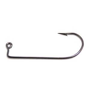 100 2/0 Eagle Claw 570BP Black Platinum Jig Hooks for Jig Molds - Picture 1 of 1