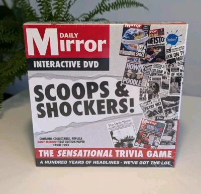 The Daily Mirror Interactive DVD Game - Scoops & Shockers! 2006 New & Sealed - Image 1 of 4
