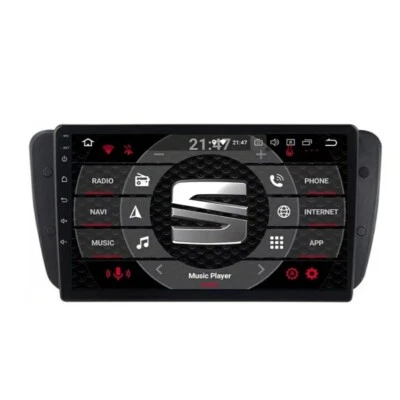 Radio Pantalla Android 12 GPS CARPLAY WIFI USB para Seat Ibiza 6j 2009 - 2013 - Imagen 1 de 4