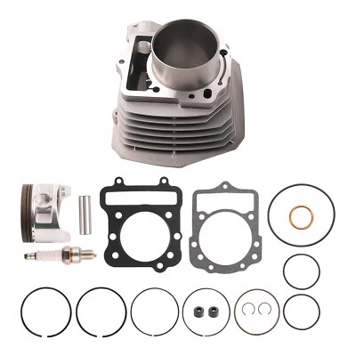 76mm Cylinder Piston Gaskets Top End Kit for Kawasaki Prairie 300 ATV  1999-2002 - Image 1 of 4