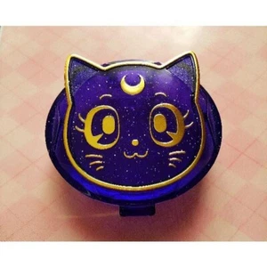 Sailor Moon LUNA Pillenetui Box Kunststoff Katze Neko lila Neu - Bild 1 von 2