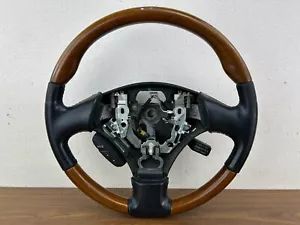 Lexus SC430 2002-2005 Soara Leather Woodgrain Steering Wheel J29 - Picture 1 of 13
