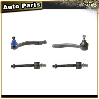 Extremo de barra de amarre exterior interior delantero Mevotech 4 piezas para Honda Civic 1988 1989 1990 Foto 1 de 4