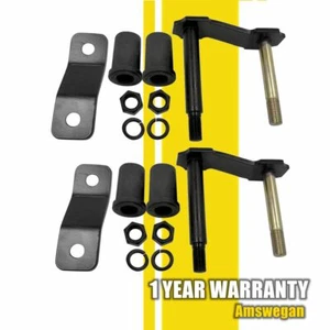 2Pcs Rear Leaf Spring Shackle Kit For 1995-2000 Toyota Tacoma 722-023 - Picture 1 of 4