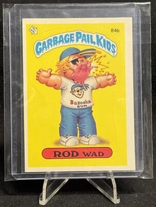 1986 Topps Garbage Pail Kids GPK Serie Original 3 OS3 Rod Wad 84b - Imagen 1 de 3