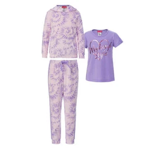 Saint Eve Youth 3-piece PJ Set, Pink - Picture 1 of 8