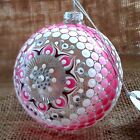 Bespoke Hand-Painted Large Christmas Glass Ornament Bauble  8cm / As Seen On TV