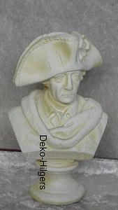 Friedrich der Große Büste Dekoration Figur Skulptur Der Alte Fritz 2032 Fa70 - Picture 1 of 2