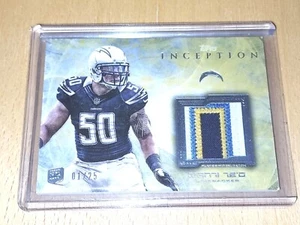 Manti Te'o 1/25 2013 Topps Inception Rookie Jumbo Patch Yellow - Picture 1 of 2