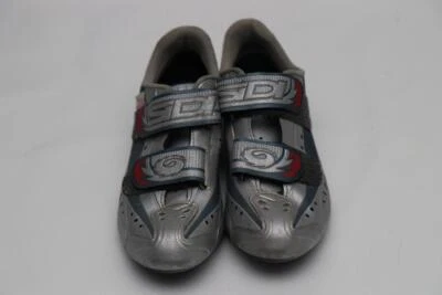 Sidi Raiden Women's Cycling Shoes 39 Silver Blue Road Bike 3-Bolt Triathlon Tri - Изображение 1 из 4