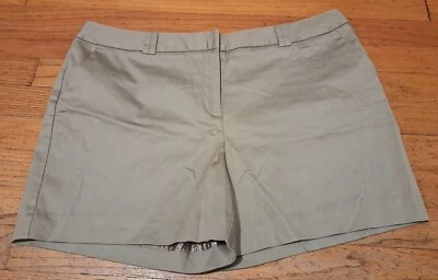 Worthington Mujer Pantalones Cortos 14 Beige Calce Moderno Color Caqui Vestido Elástico Foto 1 de 4