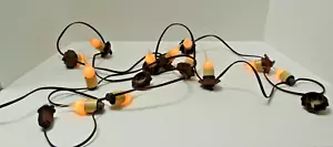 Vickie Jean's Primitive String Lights - (12) 3 Watt Silicone Bulbs + 10 clip-ons - Picture 1 of 13