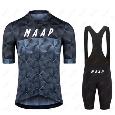 MAAP Cycling Suit Short-Sleeved Suit Men's Summer Road Cycling Suit Breathable - image 1 of 4