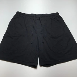 Sonoma Sleepwear Shorts Mens Large Black Relaxed Drawstring Elastic Waistband - Picture 1 of 11