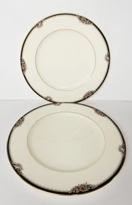 Vintage Noritake Dinner Plates Bone China Philharmonic Pattern QTY 2 Japan - Picture 1 of 6