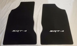 For Dodge Neon SRT-4 Custom Front Floor Mats Carpet Black (2000-2005) - Foto 1 di 1