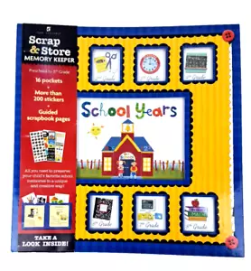 New Seasons Scrap & Store Memory Keeper School Years Pocket Photo Album - Picture 1 of 15