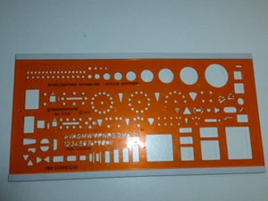 Zeichenschablone STANDARDGRAPH N° 3336 Schaltzeichen Schablone  - Bild 1 von 1