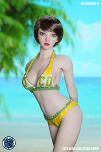 Super Duck 1:6 Female Girl Head SDH033B For 12" Pale PHICEN HOT TOYS Body Figure - Picture 1 of 4
