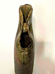 Jarrón de cerámica artesanal japonés Shigaraki - Imagen 1 de 10