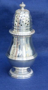 Large Art Deco Period Silver Baluster Caster Harrods 1932 - Picture 1 of 10