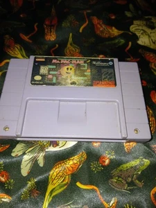 Super Nintendo Miss Ms. Pac Man Pacman SNES Video Game Cartridge Only Tested - Picture 1 of 1