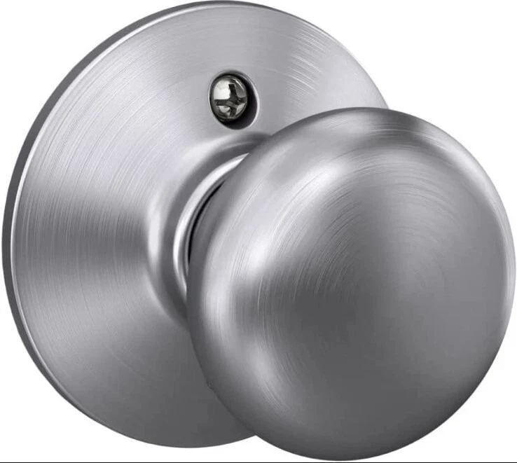 34 sets Shlage Plymouth Dummy Door Knob Satin Chrome F170 PLY 626 - Image 1 of 1