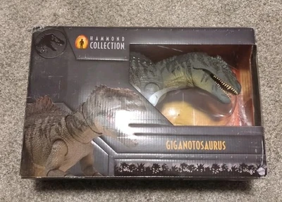 Figura de acción Jurassic World Hammond Collection Giganotosaurus en caja  Foto 1 de 4