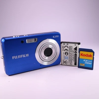 Fujifilm Digital Camera FinePix J12 10.0MP Blue Tested *Read* - Image 1 of 4