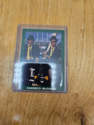 1990 Bash Brothers Jose Canseco/Mark McGwire - Image 1 of 2