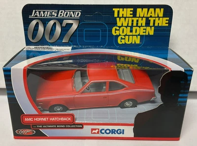 NEW 2002 CORGI CLASSICS LIMITED JAMES BOND 007 AMC HORNET HATCHBACK DIECAST 1:36 - Image 1 of 4