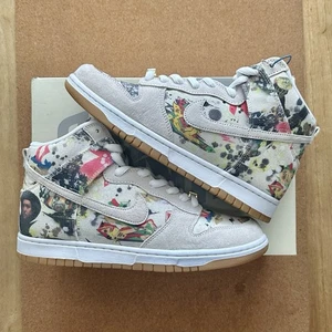 UK 8.5 - Nike SB Dunk High x Supreme 'Rammellzee' - Picture 1 of 9