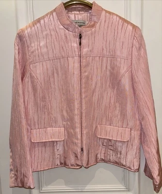 Blazer Alfred Dunner Rosa Claro Talla 8P Foto 1 de 4